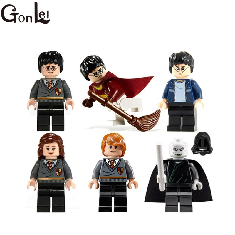 GonLeI 6Pcs/set Compatible Lepin Harry Potter Building Blocks Toy Voldemort Baby Early Learning ABS Blocks Toy baby-building-blocks : image GonLeI 6Pcs/set Compatible Lepin Harry Potter Building Blocks Toy Voldemort Baby Early Learning ABS Blocks Toy baby-building-blocks