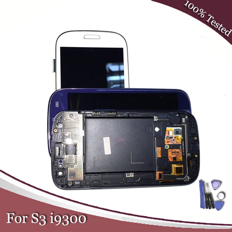 

screen Compatible for samsung s3 i9300 lcd display frame s3 i9300 display Compatible for samsung s3 i9300 LCD
