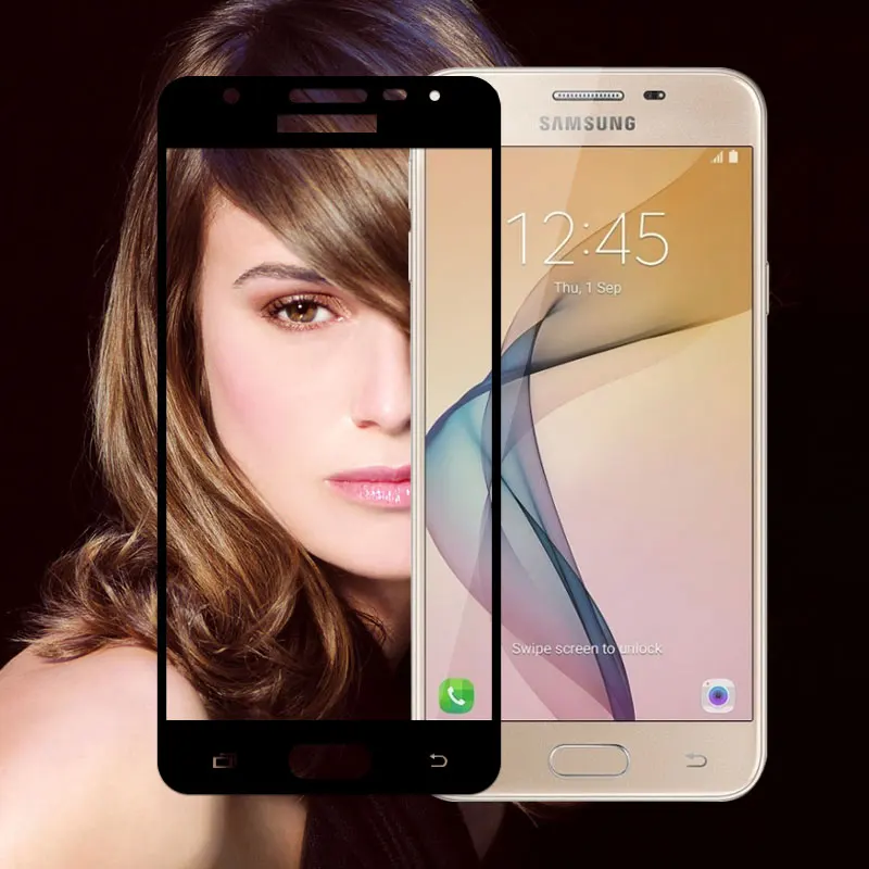 

Full Cover Tempered Glass For Samsung Galaxy J5 Prime Screen Protector For Samsung J5 Prime Duos G570F On5 2016 Protective Film