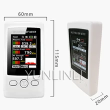 Электромагнитное излучение детектор 3-осевой Магнитный Электрический RF измеритель напряженности поля цифровой детектор мульти-поле EMF метр EM190