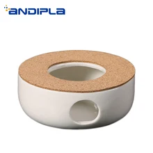 Креативная Керамическая свеча, теплый чай, сад, вареный цветочный чай, с подогревом, изоляционная база, чайные заварки, китайский кугн фу, аксессуары для чая