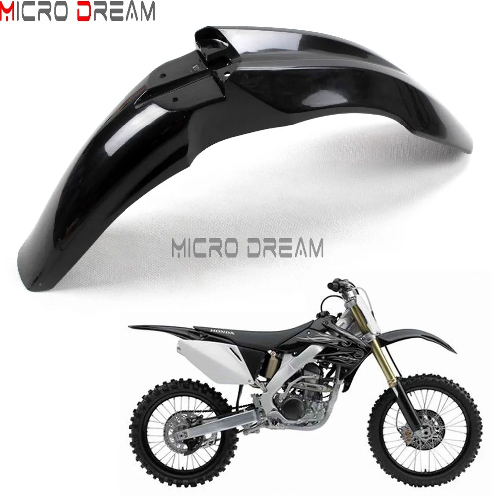 

For Honda CRF450R CRF250R CRF 250R 450R 2009-2013 Black Polypropylene Front Fender Dirt Bike Motocross Offroad Mudguards