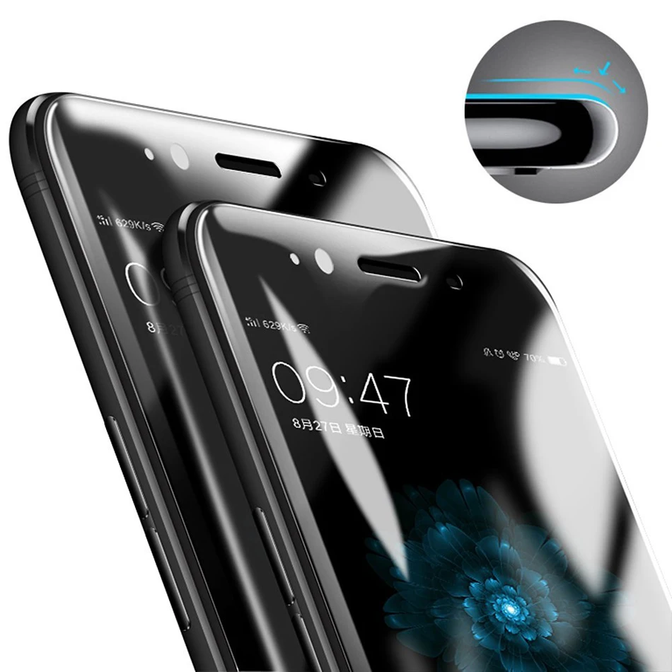 5D закаленное Стекло для huawei Honor серии P V10 V9 7X P20 Lite рlus|Защитные стёкла и плёнки| |