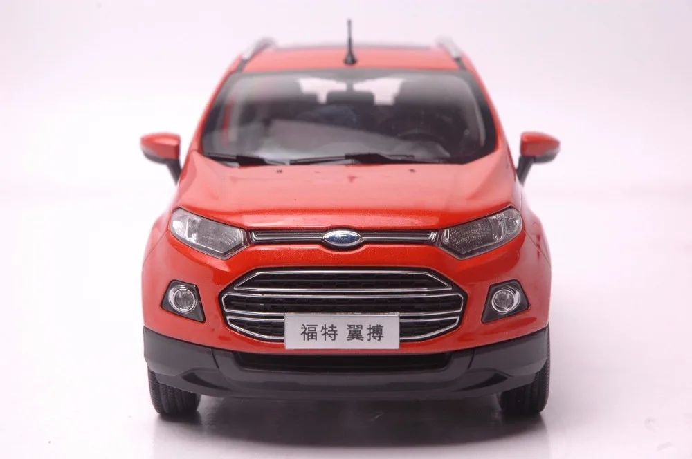 1:18 литая модель для Ford ECOSPORT оранжевый мини внедорожник игрушечный автомобиль миниатюрная Коллекция подарков