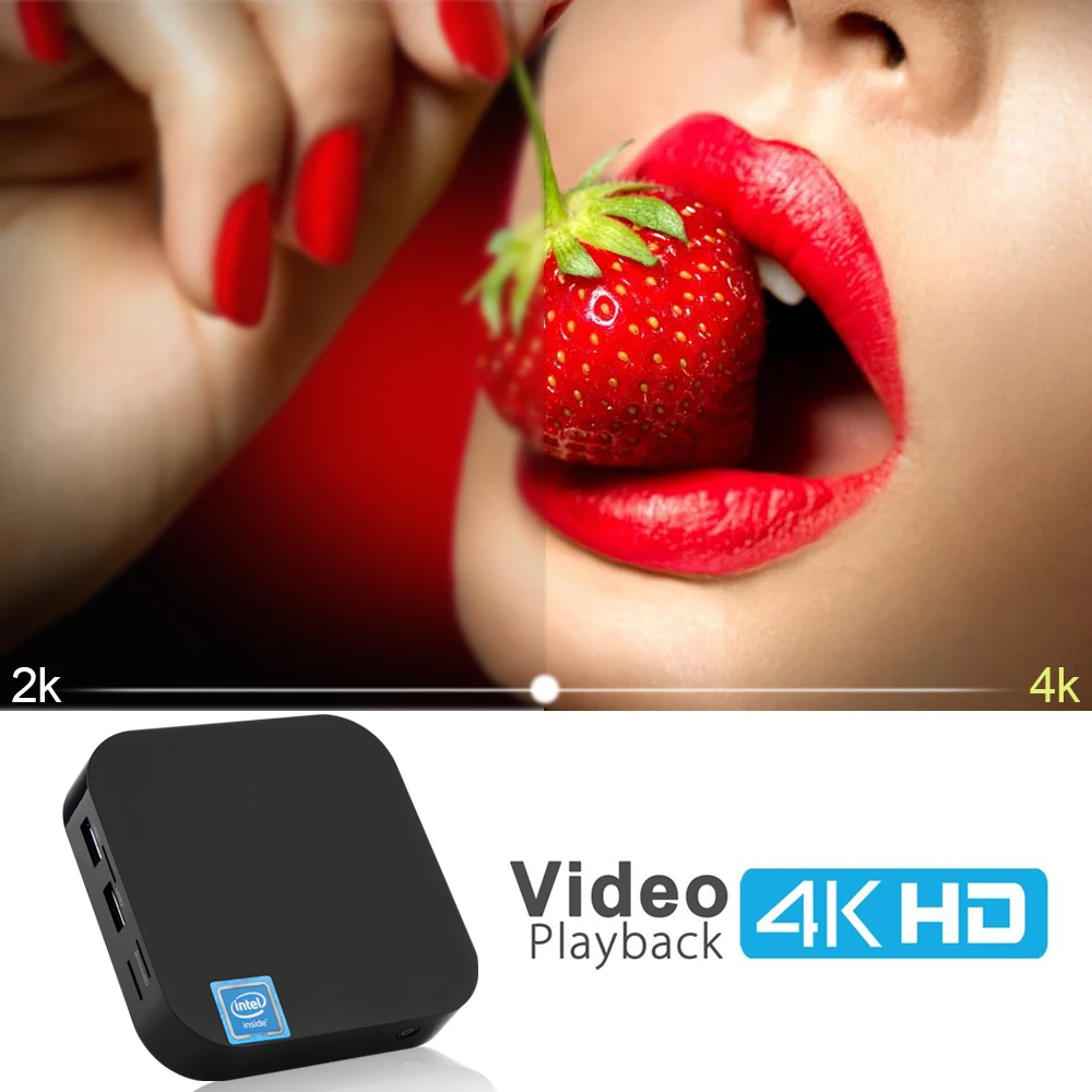 Мини компьютер W8 Pro Win10 T8 Intel Atom Quad Core BT HDMI USB 3 0 2 4 ГГц Wi Fi Гб 32 ГБ 64 карманный ПК|Мини