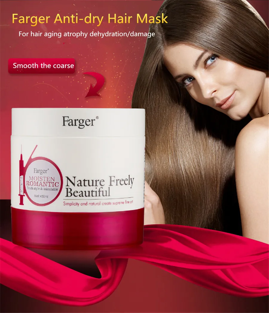 Farger炭酸ソリューションアンチ乾燥効率的な浸透髪マスク深くナリッシュ修理傷んだ髪コンディショナーヘアケア Hair Conditioner Conditioner Hairhair Mask Aliexpress