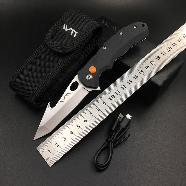 LED Hunting Folding Pocket Knife Tactical Camping Survival Combat ... LED Hunting Folding Pocket Knife Tactical Camping Survival Combat ...