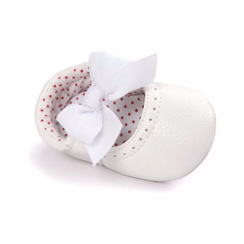 Обувь для новорожденных; обувь из искусственной кожи с мягкой подошвой; обувь для первых шагов