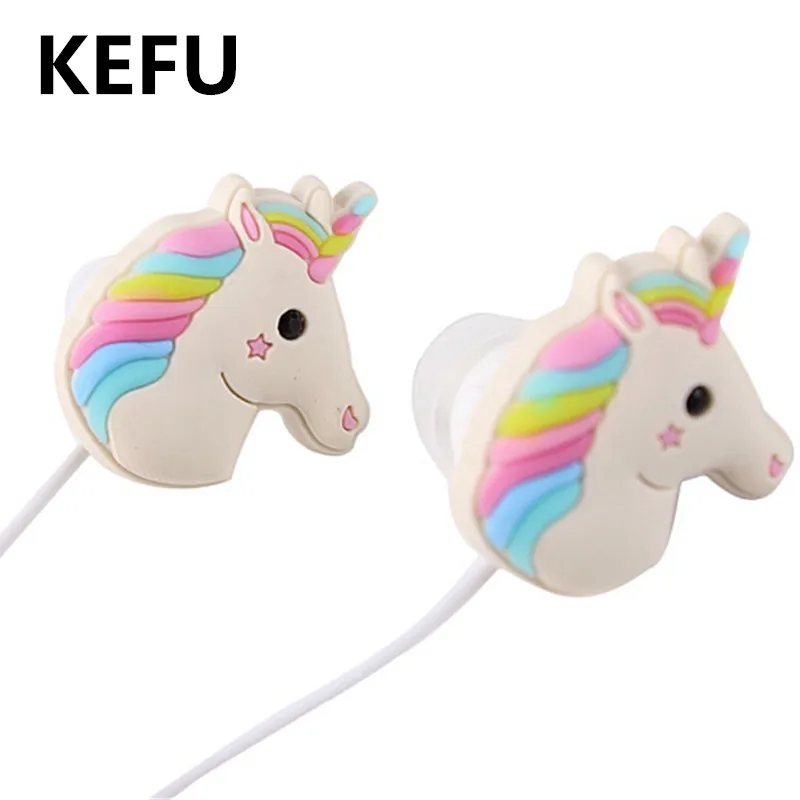 

Cute Unicorns Cartoon Earphones Colorful Rainbow Horse In-ear Earphone 3.5mm Earbuds With Mic For Xiaomi Smartphone Kids Gifts