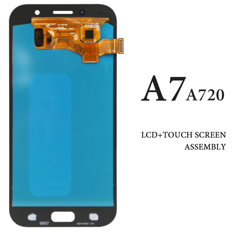 5 7 'ɺMOLED Замена дисплея для Samsung Galaxy A7 2017 A720 A720M A720F ЖК сенсорный экран