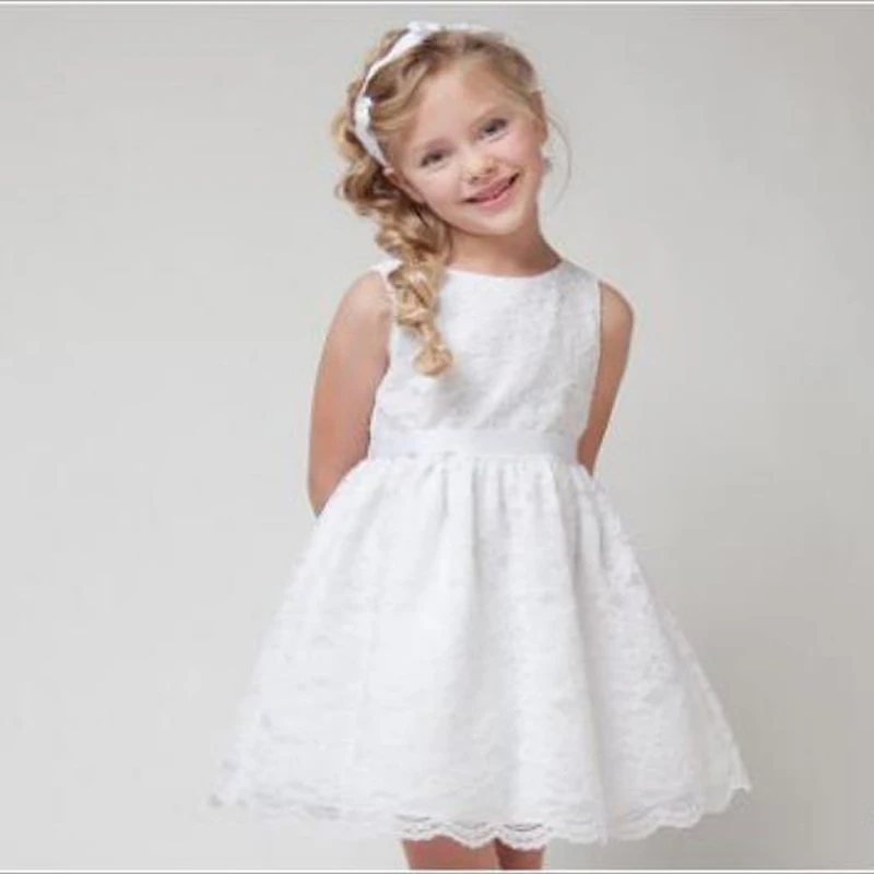 girl princess sleeveless lace dress kids dresses for girls party costume 2019 summer toddler clothes vestido vestidos red white