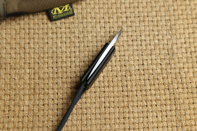 Мини-складной нож DICORIA, D2 лезвие, титановая ручка, ножи для кемпинга, открывалка для бутылок, отвертка, многофункциональный инструмент для повседневного использования