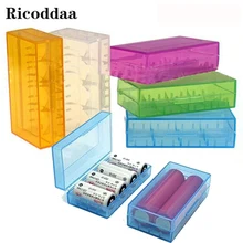 18650 Battery Case Plastic Protective Battery Storage Boxes Holder For 18350 CR123A 18500 Battery Accessories