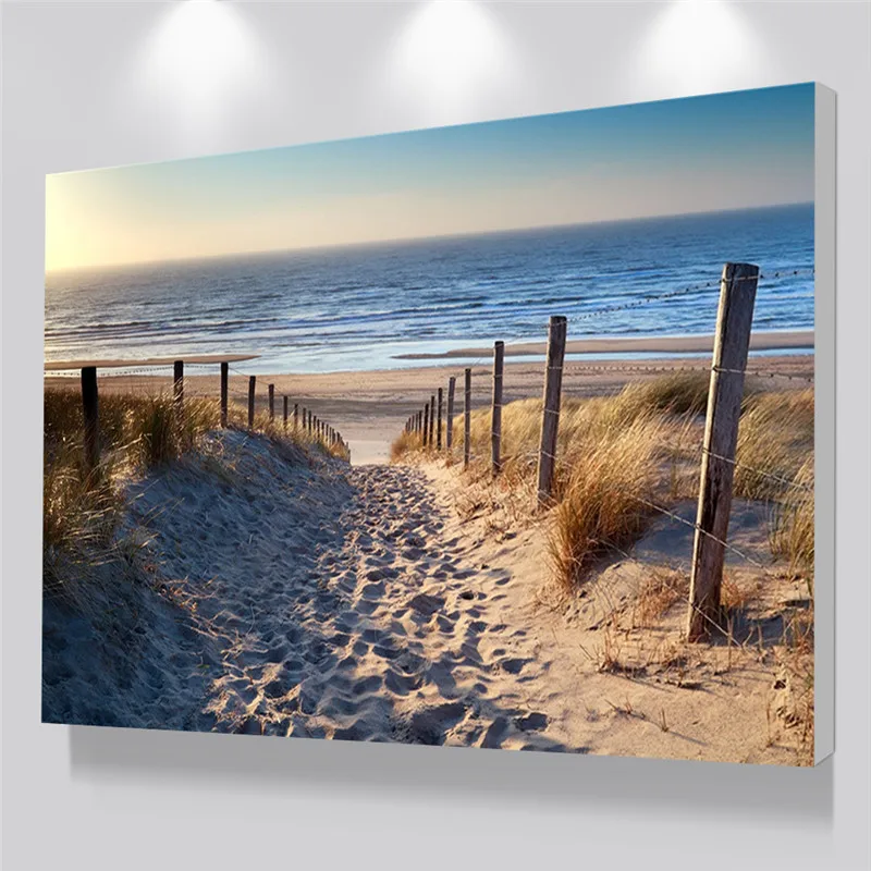

Poster and Prints on Canvas Art Painting Wall Picture for Living Room Modern Landscape Custom Photo Printing No Frame