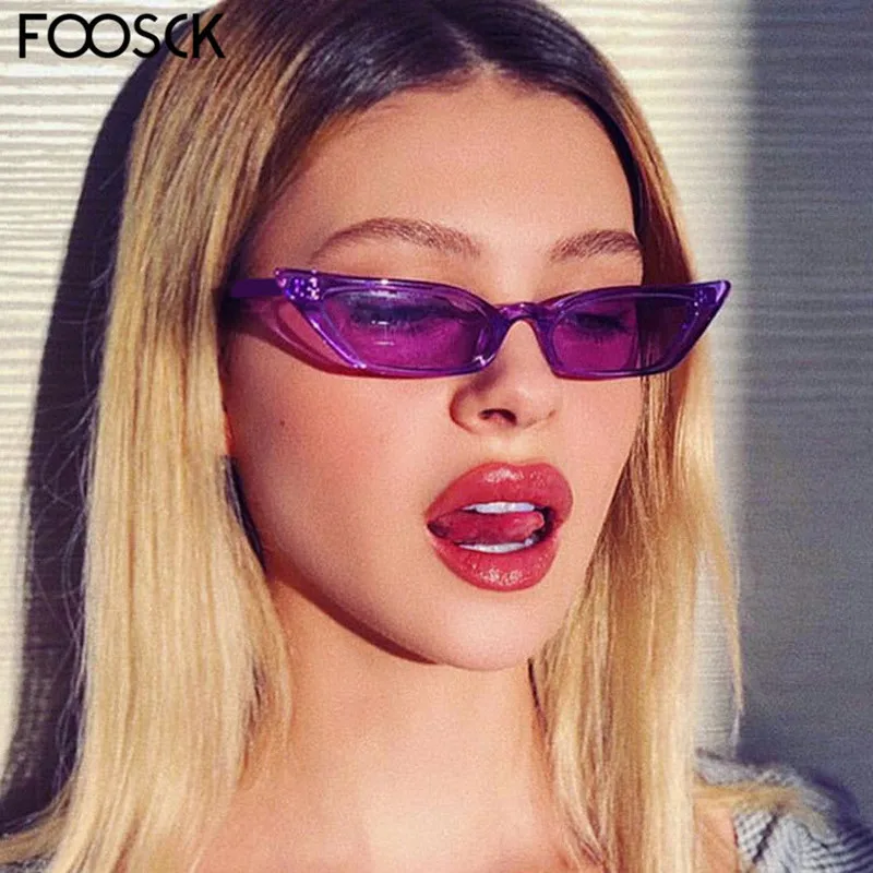 Женские винтажные солнцезащитные очки FOOSCK роскошные брендовые дизайнерские в
