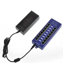 24V60W адаптер переменного тока с гигабитный 8 Порты и разъёмы пассивное питание через ethernet Мощность над инжектор Ethernet для Ubiquiti, Mikrotik