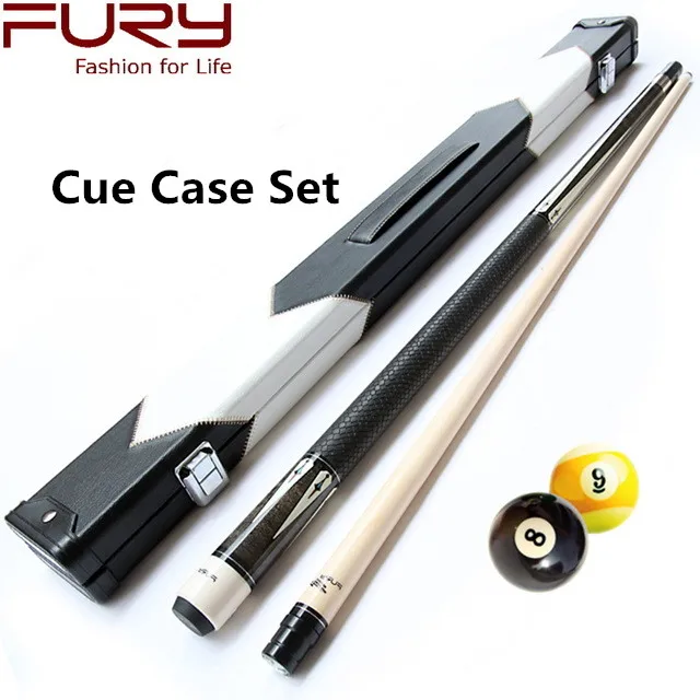 

FURY Brand Professional Billiard Pool Cues Billiards Cue Case Stick 11.75/12.75mm Tips Billiard Black 8 free shipping Model DL6