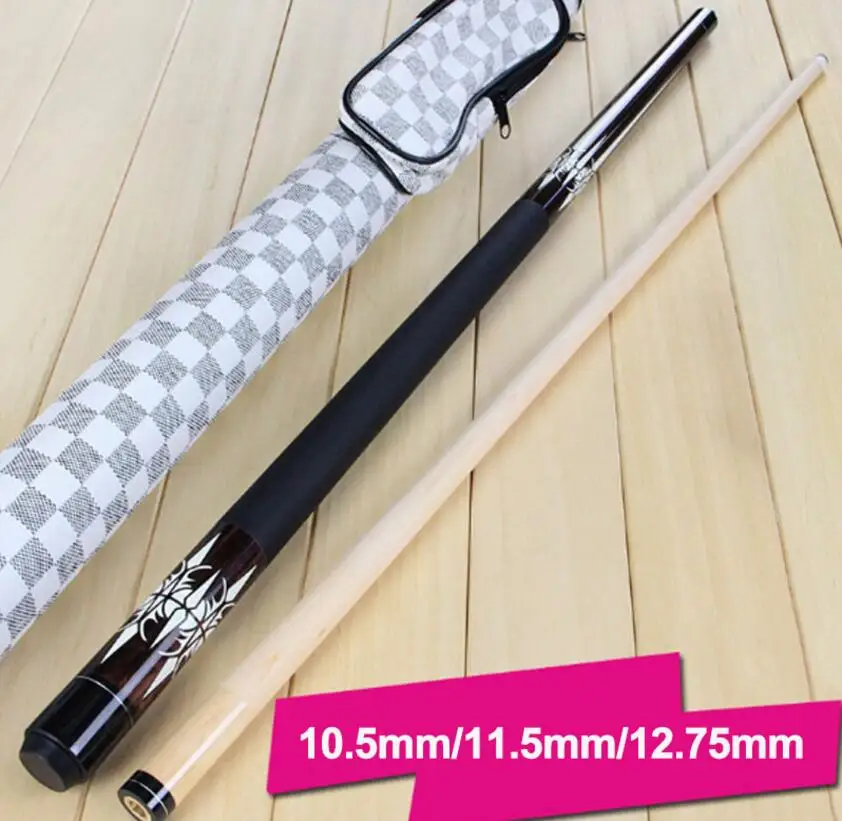 

New Arrival Stick Pool Cues Kit Billiard 10.5mm/11.5mm/12.75mm Tips Pool Cue Case Set Chalks/Tips/Glove/Cloth Gifts China 2019