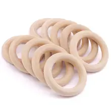 20шт Натуральный Деревянный Круглый Кольца DIY дерево ремесло домашнее украшение аксессуары для ювелирных изделий Деревянный Прорезыватель кольцо для ребенка A3