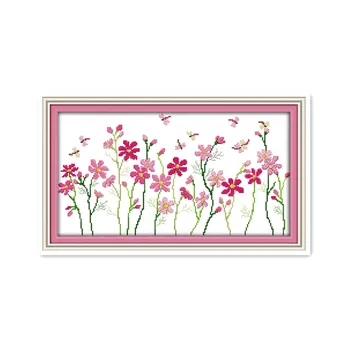 

Joy Sunday Yedan Flower 11CT 14CT Multi-Specimen Calico Hand Sewing Sewing Embroidery Stitch Kit Wall Decorative painting