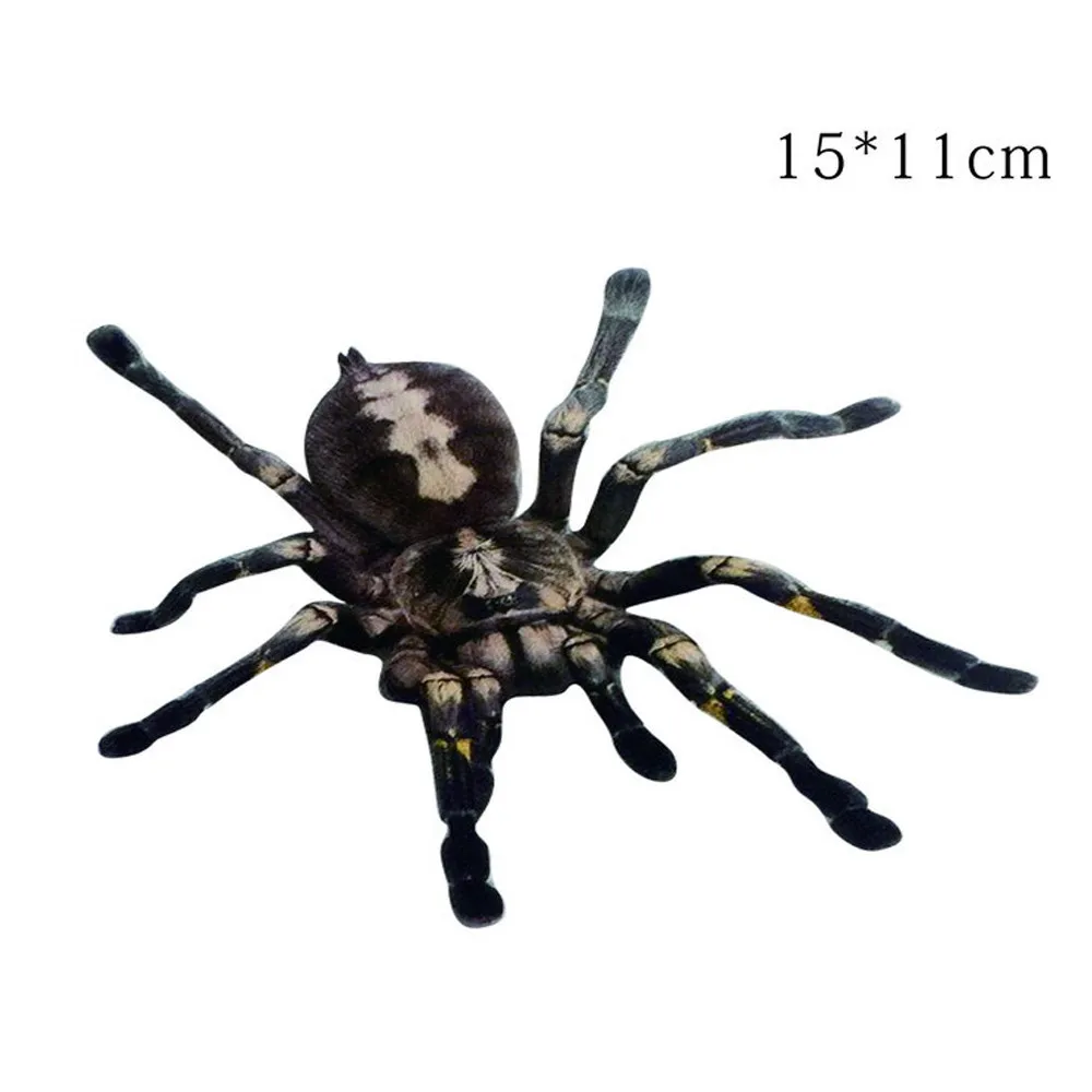 

Animal Graphic Horror Spider Car Sticker Halloween Car Wall Home 3D Sticker Mural Decor Decor New Black