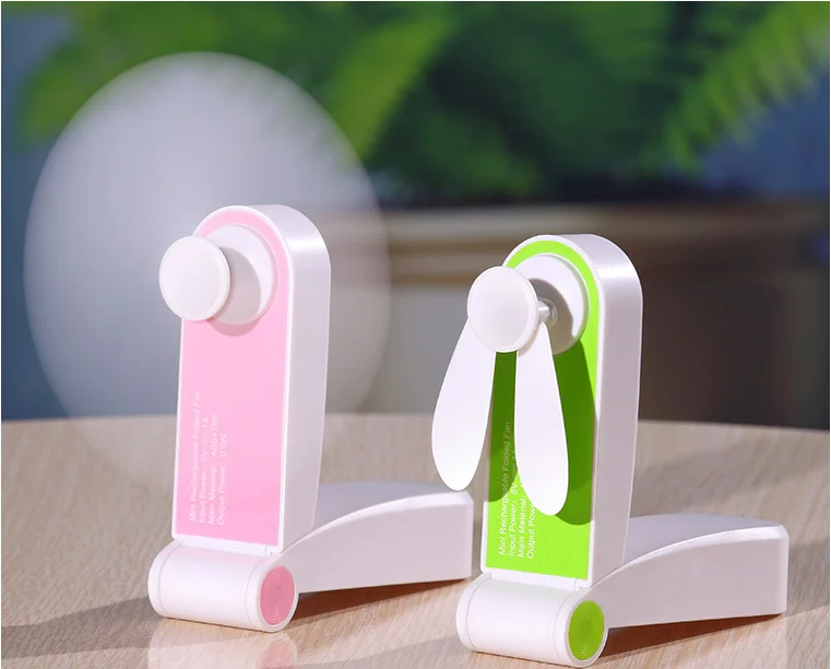 

Usb Pocket Fold Fans Electric Portable Hold Small Fans Originality Small Household Electrical Appliances Desktop Electric Fan