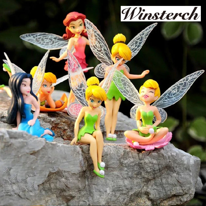 Ev Araba Süslemeleri Çocuklar Hediye Tinkerbell Bebekler Uçan Çiçek