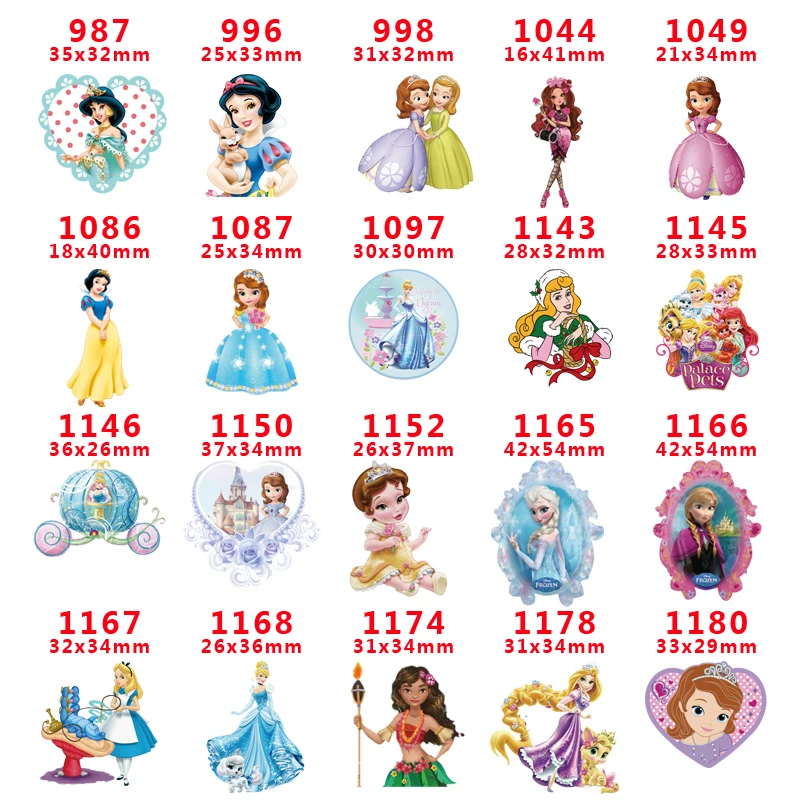 

DIY Craft Supplies cartoon character flat back planar resins 30 pieces. PR-987-1180