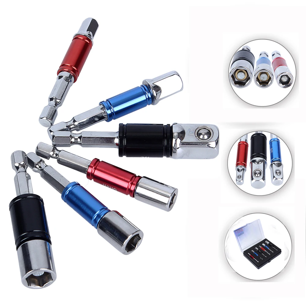 Hakkin Bit Screwdriver Holder Aluminum Alloy Extension Rod