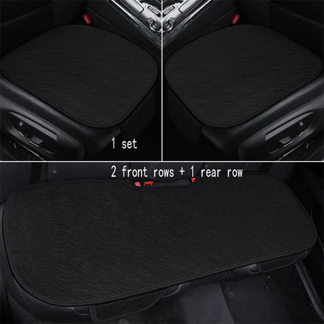 Четыре сезона вообще автомобиль подушки сиденья автомобиля pad Автомобиль Стайлинг автокресло Чехол для Kia Sorento Sportage Optima K5 Форте Rio/K2 - Название цвета: 1 sets black