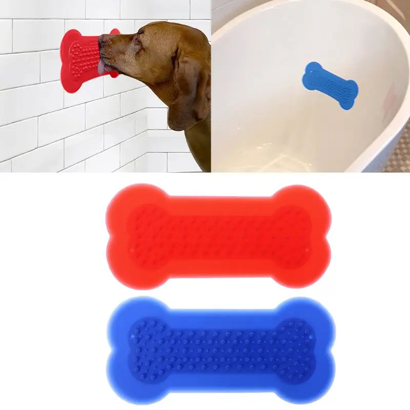 

Pet Bath Toy Fixed Suction Bowl Pet Grooming Bath Bowl Training Slow Feeder