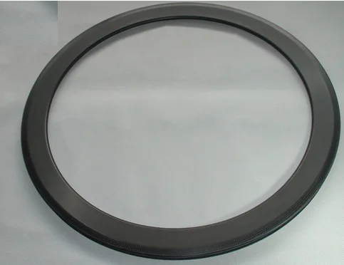 

Road Carbon Bike Wheel 700c 50mm Carbon Clincher Rim 25mm width U shape Basalt Braking surface