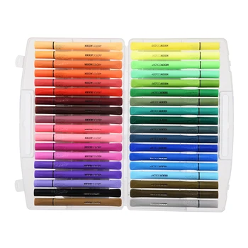 

CONDA 24/36pcs Watercolor Pen Art Marker School Children Color Pen Safe Non-toxic graffiti for School Stationery Art Supplies