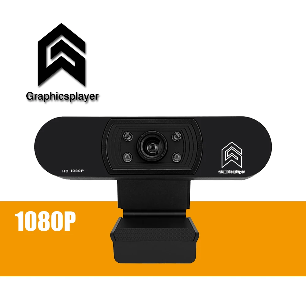 

Webcam 1080P, with Built-in HD Microphone 1920 x 1080p USB Plug n Play Web Cam, Widescreen Video,HDWeb Camera