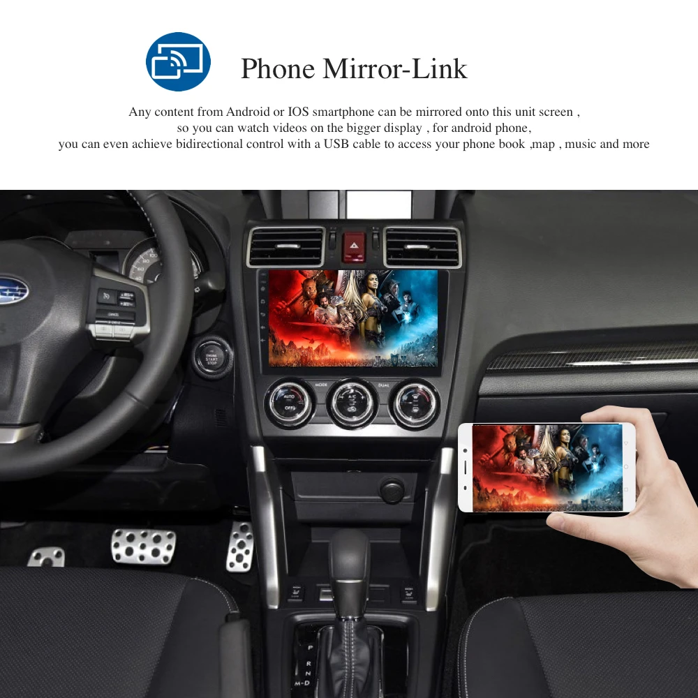Автомагнитола 2 Din на Android 9 0 с GPS Navi для Subaru Forster 2013 2014 2015 2016 PX6 DSP 2.5D IPS экран 4 Гб 64 ПЗУ