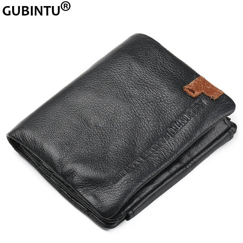 Mens Trifold Leather Wallets With Coin Pocket