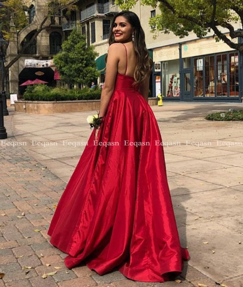 Vestido de festa Longo Элегантные Выпускные платья Длинные бордовые трапециевидные платья трапециевидной формы с v-образным вырезом с коротким шлейфом Выпускные платья Vestido de gala