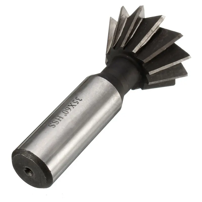 

Best Price 35mm x 60 Degree Premium HSS Dovetail Cutter End Mill Milling High Speed Steel 10-35mm Hot Sale