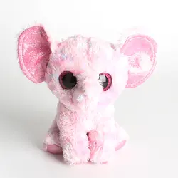 6 "15 см Элли розовый плюшевый слон животное детская игрушка для подарка