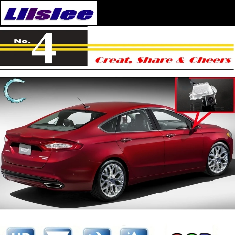 

Liislee Car Camera For Ford Fusion or For Mondeo 2013 2014 2015 2016 rearview Rear View Back Up Camera PAL NTSC CCD with RCA