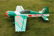 Zyhobby 85in/2159 мм Yak54 50cc газа RC модель самолета АРФ самолет зеленый США со