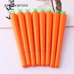 Jonvon Satone 2 шт. Новый морковная ручка студент нейтральный ручка мультфильм овощей для подарка творческие канцелярские Дети школьные