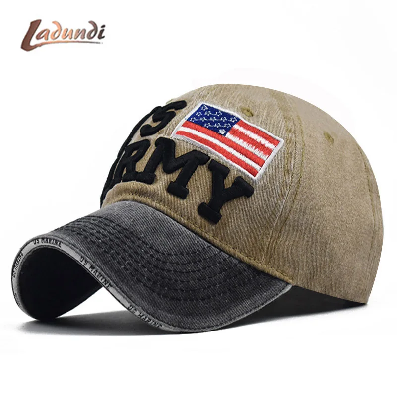 

2018 New Summer Letter Embroidery US ARMY Baseball Cap Fashion Hats Truck Driver Adjustable Hip-Hop Lady Mens Hat Dad Hats