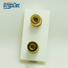 Три цвета 1/2 стерео модульная розетка часть, без рамки, ЕС/Великобритания, CE mark, горячая Распродажа