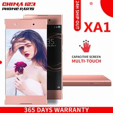 10pcs Black White Pink For Sony Xperia XA1 LCD Display Touch Screen Digitizer Assembly With Frame Replacement G3116 G3121 G3112