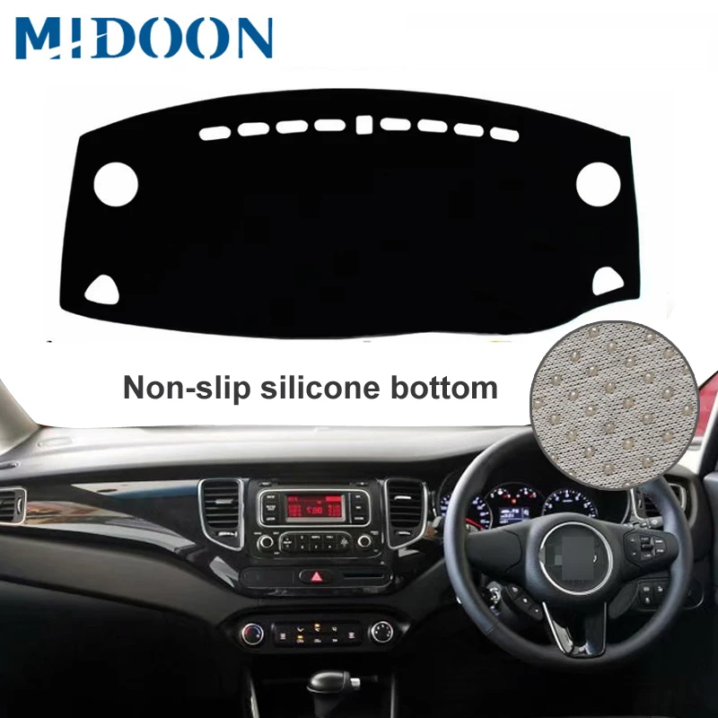 MIDOON для Kia Carens Rondo 2013 2014 2015 2016 2017 2018 Чехлы стайлинга автомобиля коврик приборной