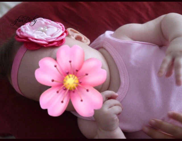 girl flower headband