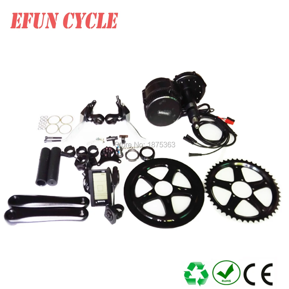 

Free shipping to Euro BBS02 48V 750W bottom bracket 100mm mid drive motor kits with 48V 13Ah tiger shark down tube battery
