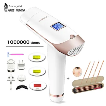 

Lescolton 4in1 1000000 pulsed IPL Laser Hair Removal Device Permanent Hair Removal IPL laser Epilator Hair Removal machine