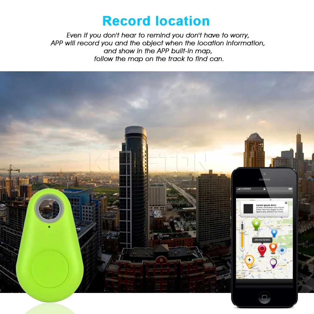 Bluetooth Смарт метка kebidumei трекер Детская сумка кошелек поиск ключей GPS локатор